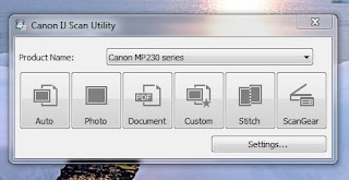 IJ Scan Utility untuk Printer Canon MP230 Series