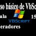 Operadores em Vbscript.