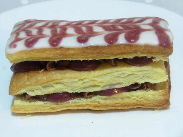 Cherry Chocolate Millefeuille