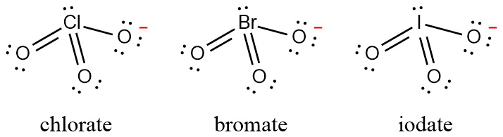 Lewis structure of chlorate ion
