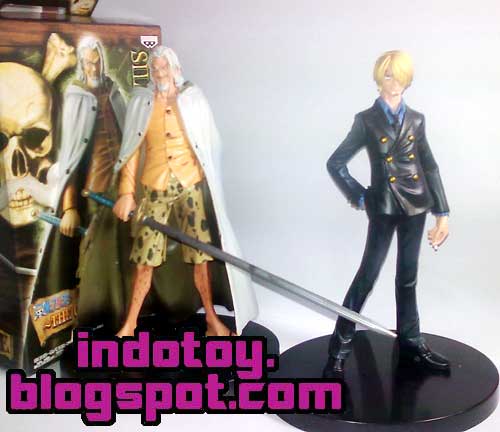 Jual One Piece Figure The Grandline Men DX 6  Silver Rayleigh, Sanji