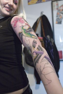 Girl Sleeve Tattoos