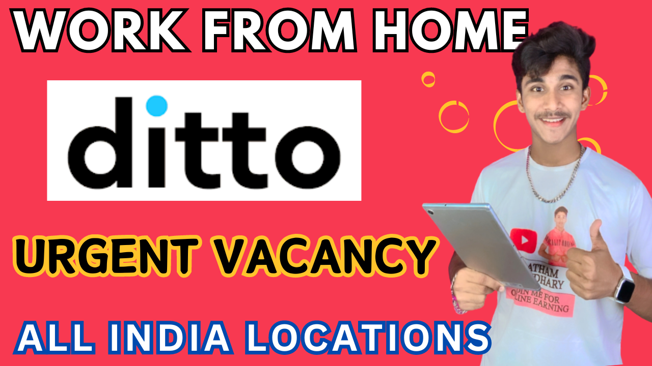 latest work from home hiring at ditto