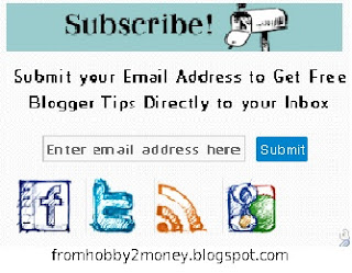 New social subscribe widget for blogger