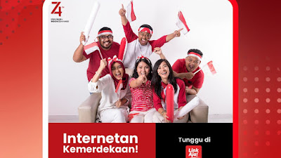 KEJUTAN PROMO INTERNET KEMERDEKAAN LINKAJA 