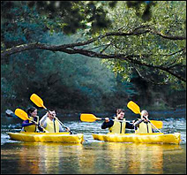 Descente de la lesse en kayak.