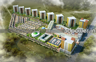 Modern Township Rendering 