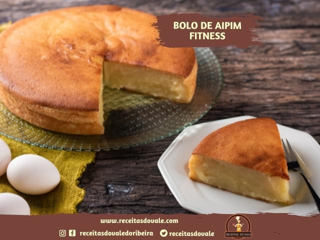 Receita de Bolo de Aipim Fitness