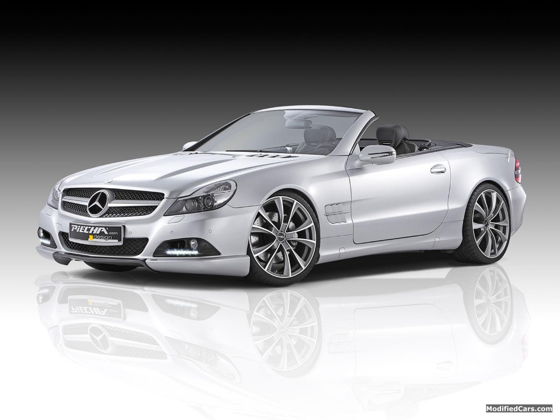 Mercedes Benz SL R230 Piecha Design GAMBAR FOTO MODIFIKASI MOBIL SPORT