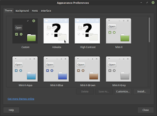 Mengganti Background di Linux Mint