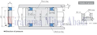 Sakagami  SGY hydraulic Piston Seal