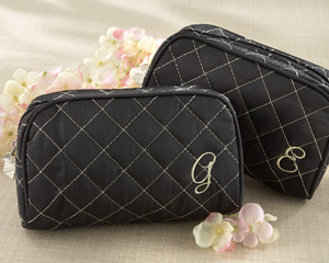 Monogrammed Makeup Bags on Cosmetic Couture Quilted Monogrammed Makeup Bag Jpg