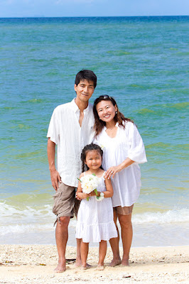 沖縄 家族写真 出張撮影 海
