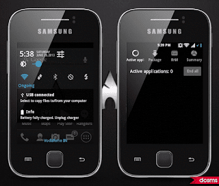 DS ROM v1 Custom ROM Galaxy Y GT-s5360