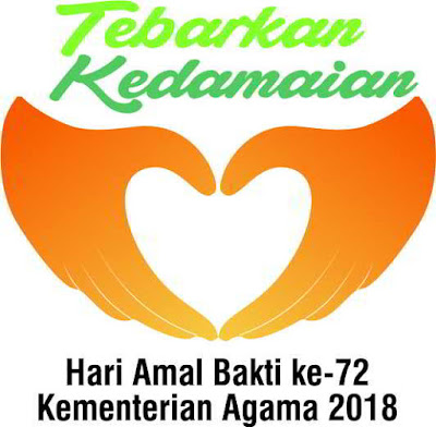  Logo ini mengalami perubahan dibandingkan logo yang digunakan dalam perayaan HAB Kemenag  Logo HAB Kemenag ke-72 Tahun 2018