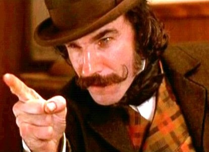 In Gangs of New York Daniel Day Lewis is the last of a downstate Mohican