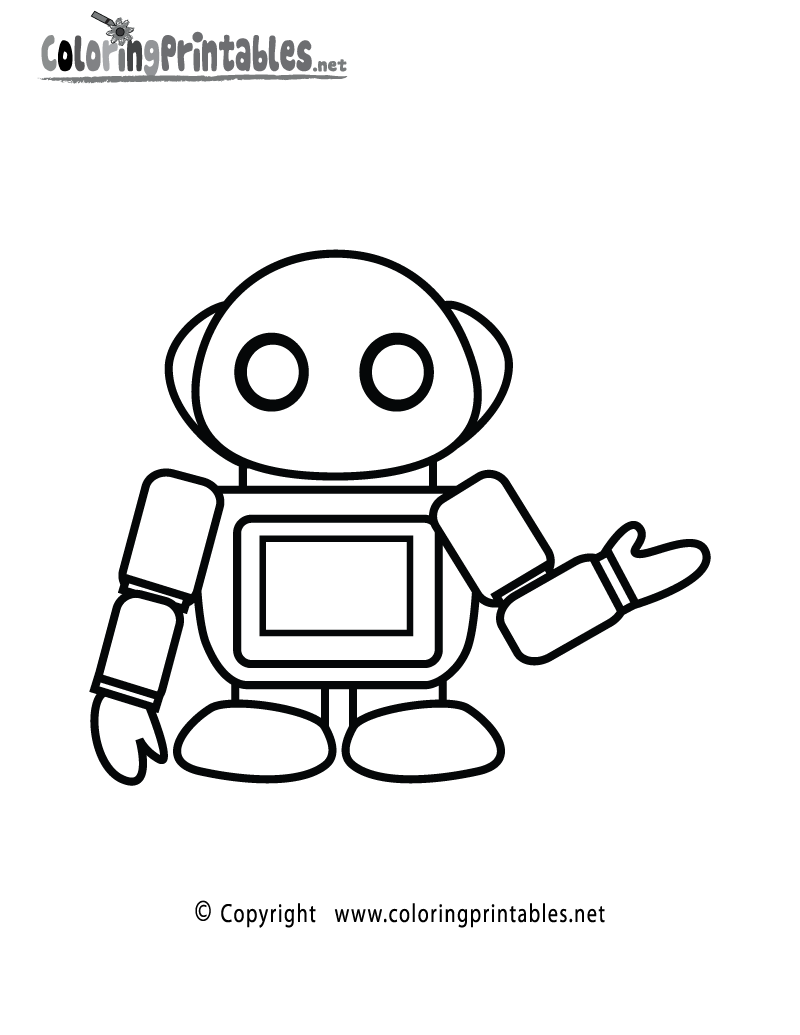  robot  coloring  pages  free FCP