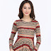 10179 ~ Tribal Peplum Top (RM20)