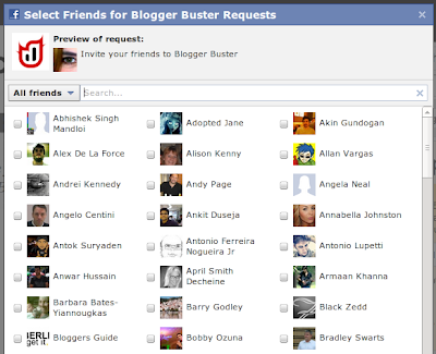 Facebook Select Friends