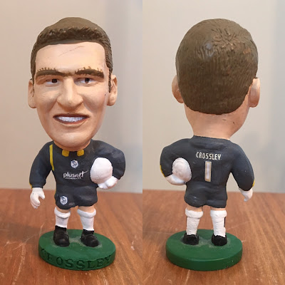 Mark Crossley custom sheffield wednesday repainted football figure