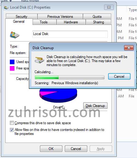 Begini cara yang benar menghapus Windows Old pada Windows 7,8,10