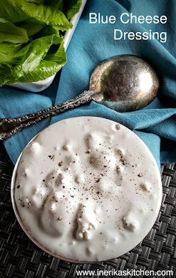 This thick, chunky homemade blue cheese dressing makes the perfect umami-rich dip for raw vegetables or salad