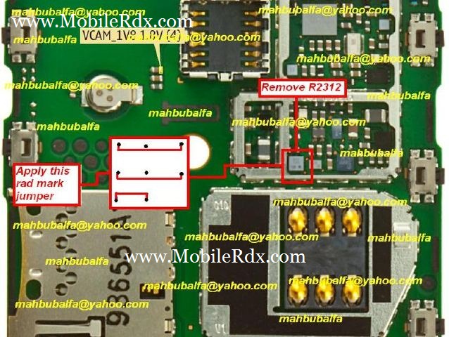 Nokia X2-00 Sim Ic Jumper