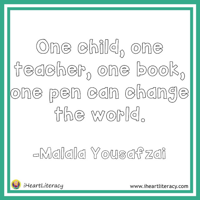 One child, one teacher, one book, one pen can change the world. -Malala Yousafzai #inspiration