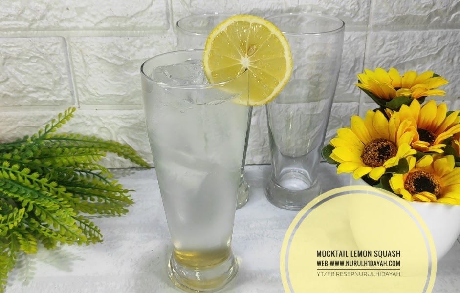 Resep Minuman Mocktail Indonesia, Minuman Mocktail Lemon squash Lengkap