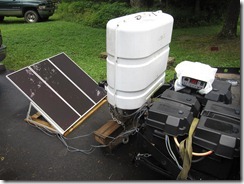 Solar Array Under Clouds