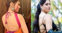 tarak mehta hot actress backless saree