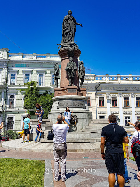 The Monument to Catherine II in Odessa, Ukraine