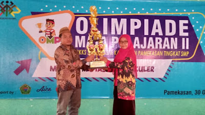 Pelaksanaan Olimpiade Mata Pelajaran Tingkat Kabupaten Pamekasan Berjalan Sukses.