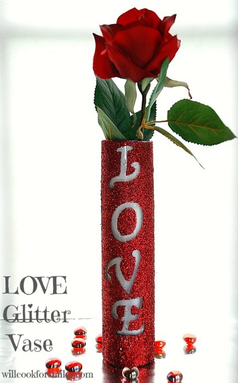LOVE Glitter Vase 4 ed