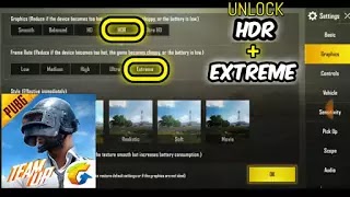 Pubg Mobile Unlock|Enable HDR Graphics & Extreme|60 FPS For All Android