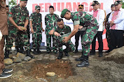 Danrem 071/Wijayakusuma Letakkan Batu Pertama Pembangunan Tugu Perjuangan Di Pekalongan.