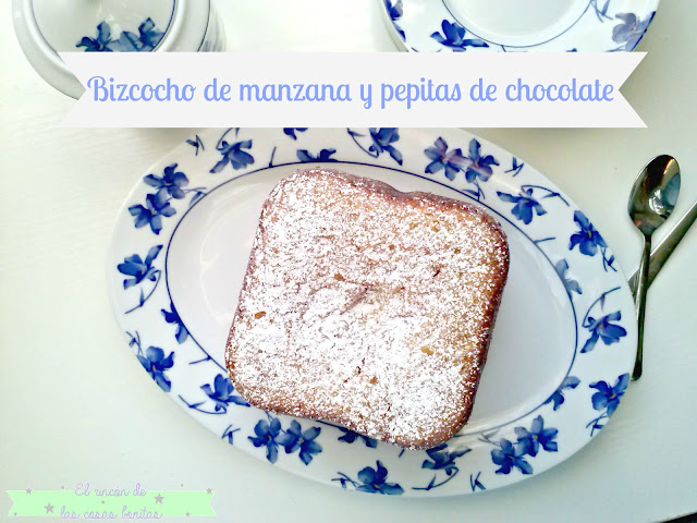 bizcocho chocolate manzana