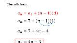 35 arithmetic sequence & series worksheet answers