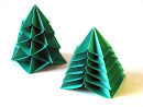 origami foto 2 composizioni, Bialbero di Natale - Double Christmas tree by Francesco Guarnieri