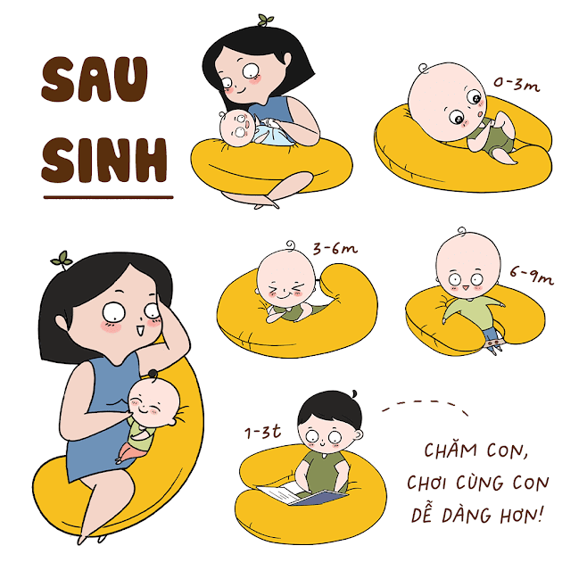 [A159] Gối ôm dành cho bà bầu tốt nhất Hà Nội - Gối bầu đậu khuyết