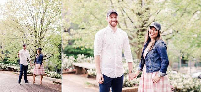 Meridian Hill Park DC Engagement Session photographed by Heather Ryan Photography