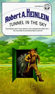 Book Cover of Tunnel in the Sky by Robert A. Heinlein