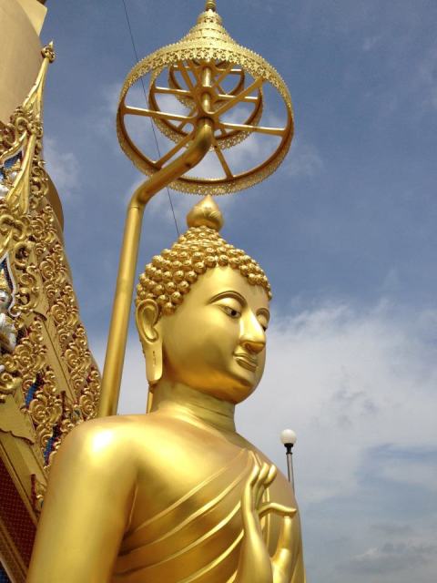 Lord Buddha Golden Sculpture 