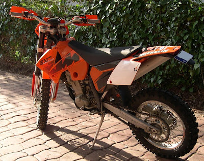 Mi KTM preparada para la salida