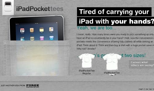 iPad Pocket Tees