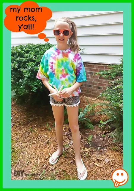 Try this easy technique for creating fabulous Swirl Tie Dye tees that will ROCK your summer! Step by step instructions can be found at DIY beautify.