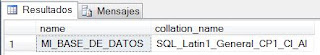 Cambiar Collation SQL SERVER 2008