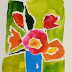 Spring Flowers, Contemporary Floral Watercolor