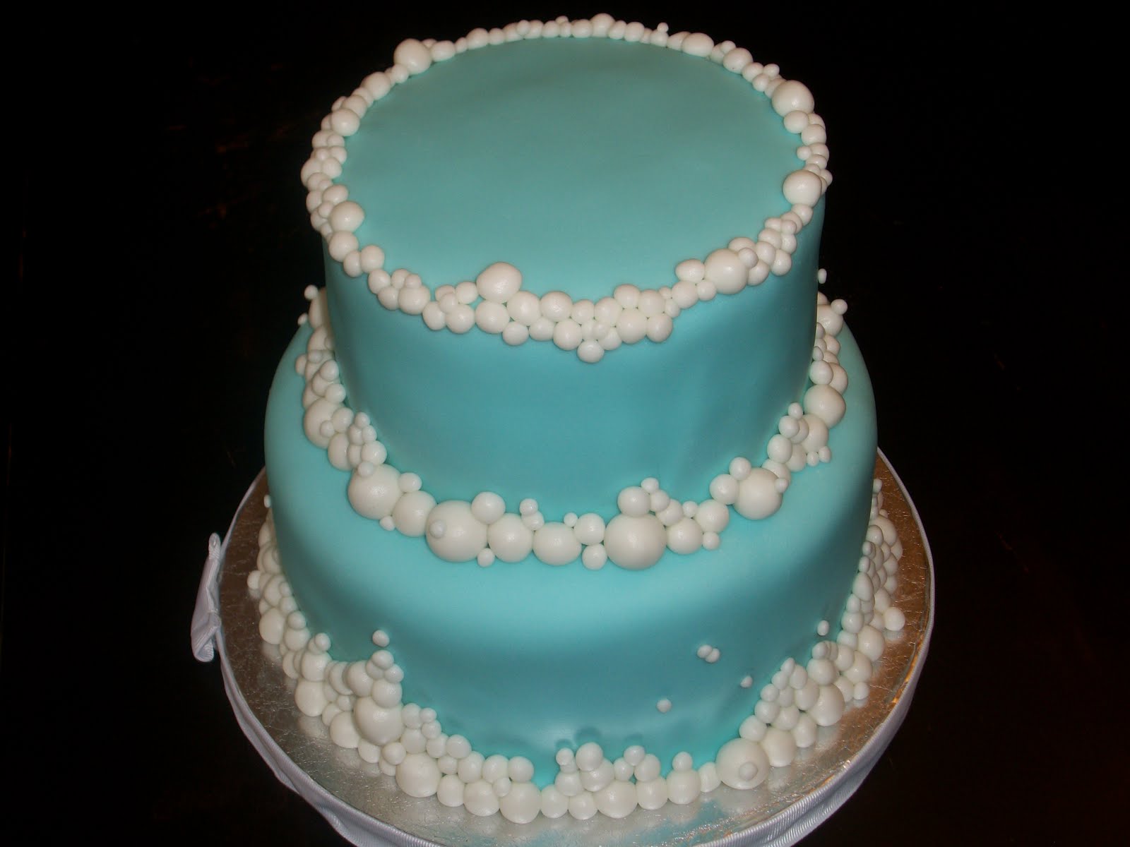 blue wedding cake images Bubble Wedding Cake