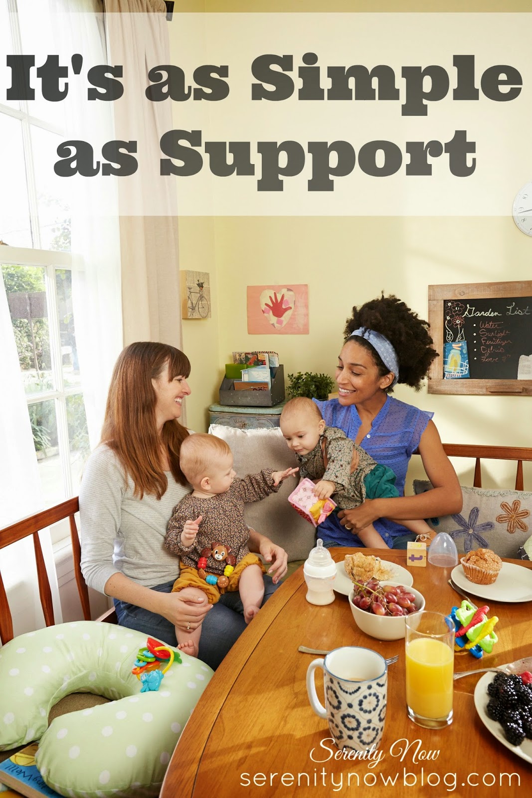How to Support Other Moms, Even When Their Parenting Styles are Different- from Serenity Now #sisterhoodunite #parentsfirst